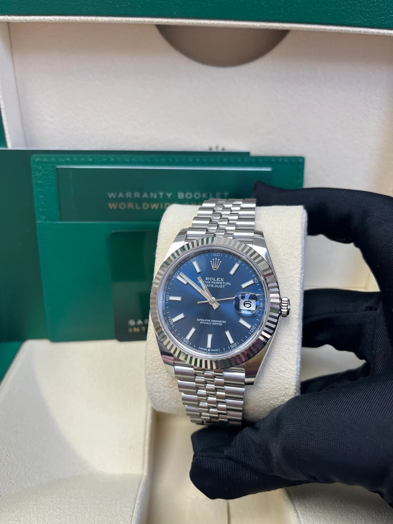 Datejust 41 mm Blu Jubilee