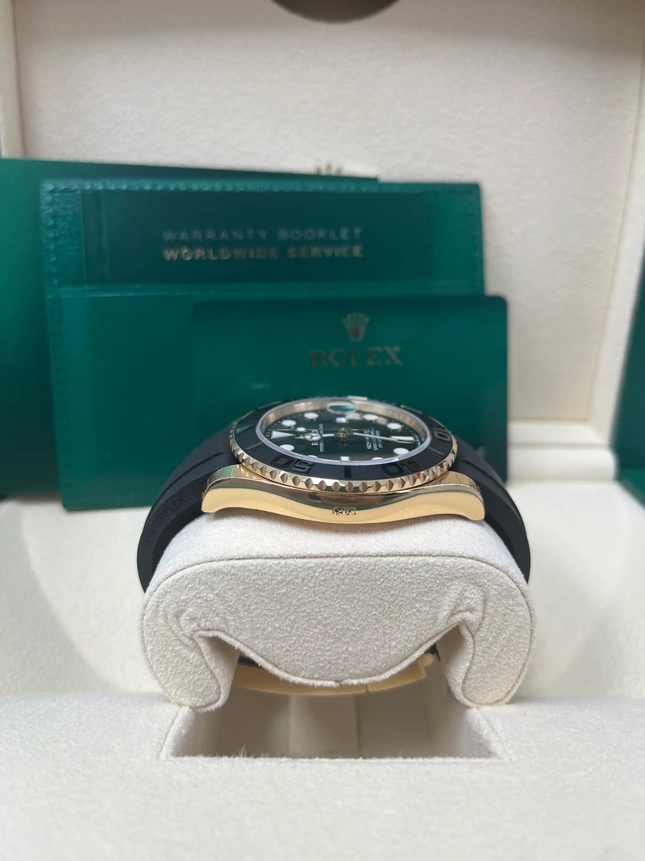 Yatch-master 42 mm Gomma Oro Giallo