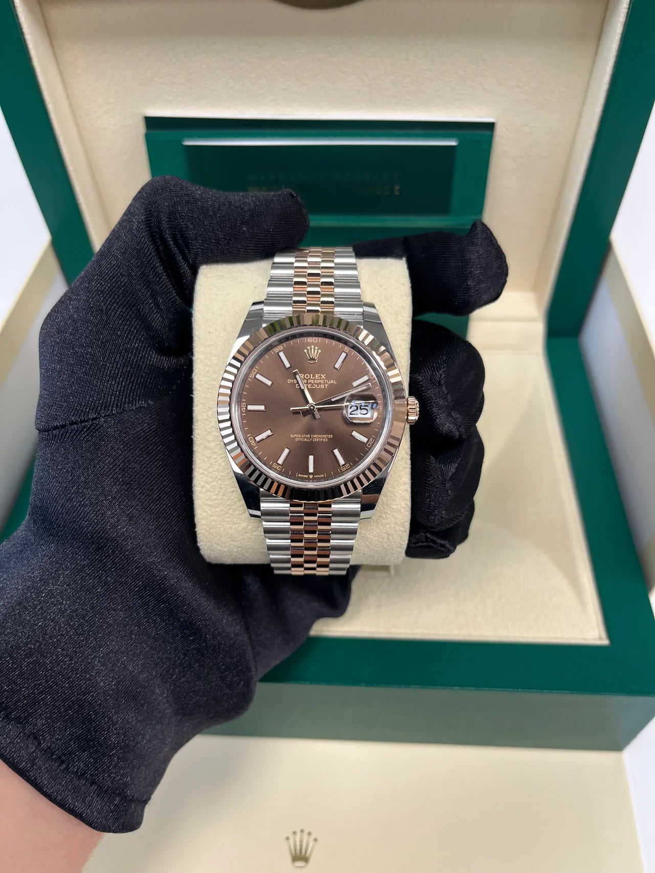 DateJust 41 mm Chocolate Jubilee