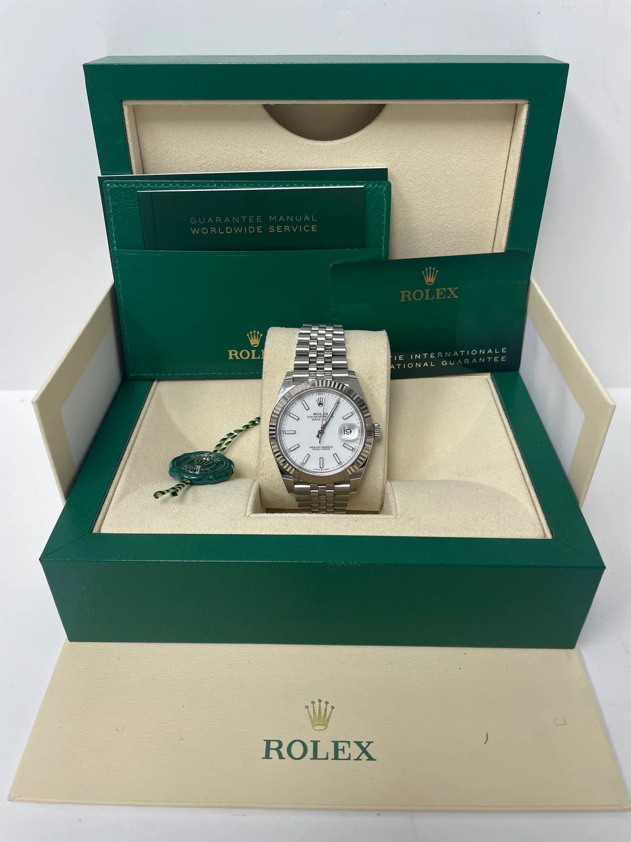 Datejust 41 mm Bianco Jubilee