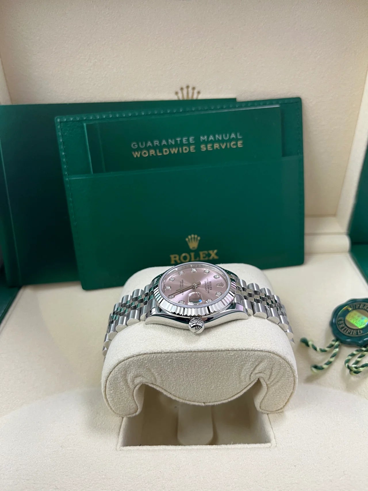 Datejust 31 mm lady Rosa Diamanti Jubilee