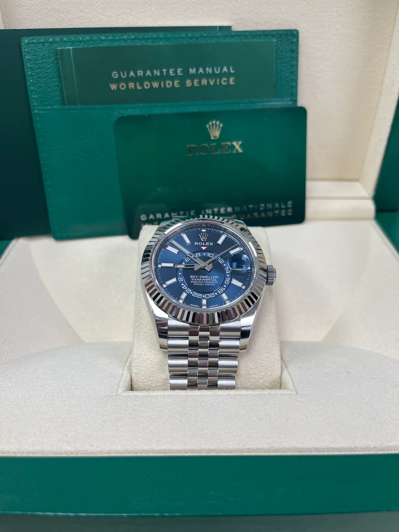 Sky-dweller 42 mm Blu Jubilee