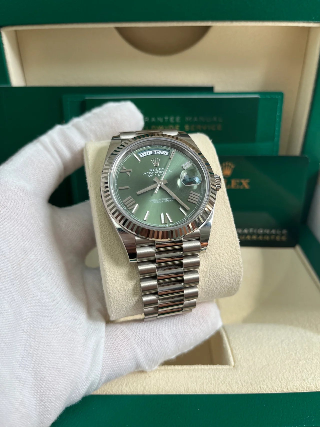 Daydate 40 mm Verde
