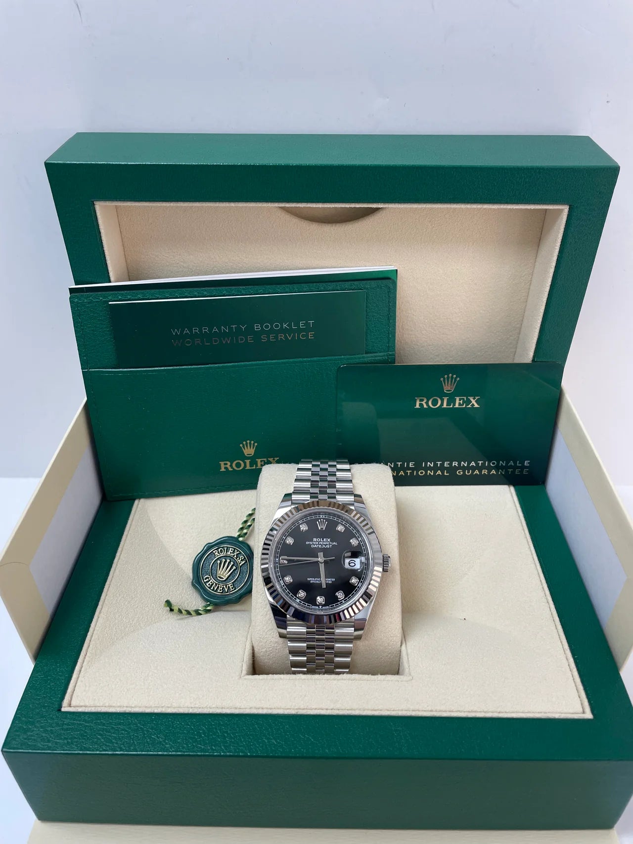 DateJust 41 mm Nero Jubilee Diamanti