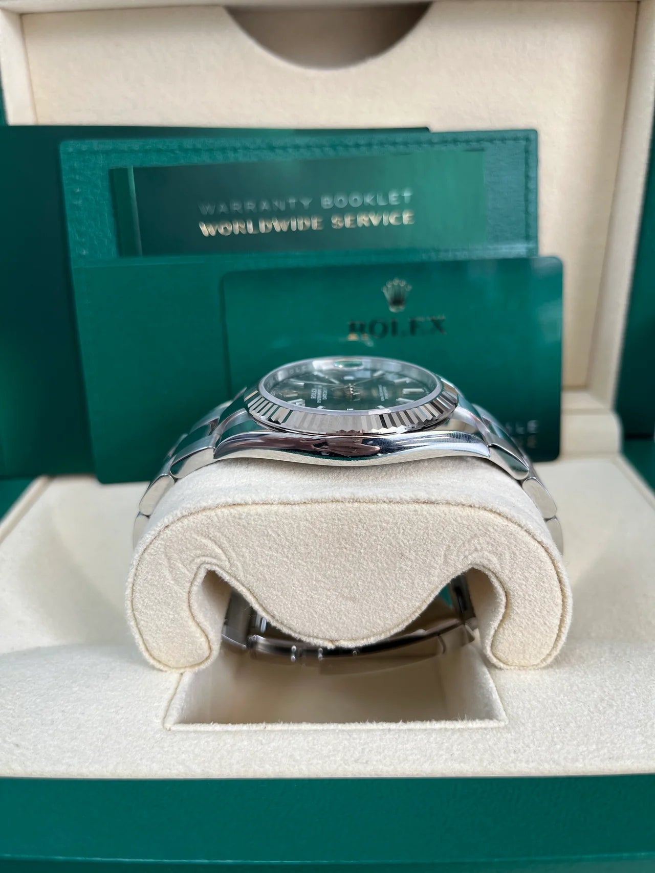 Datejust 41 mm Verde Oyster