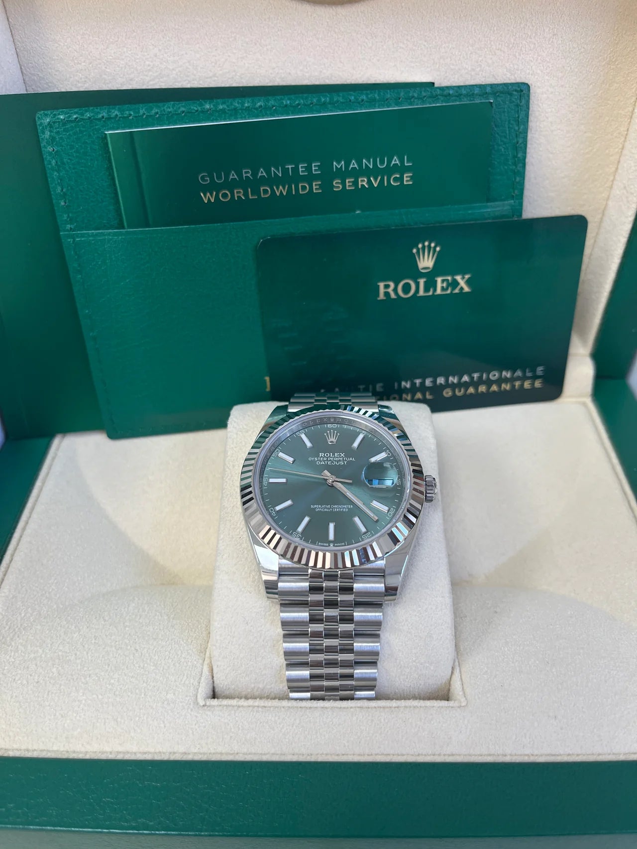 DateJust 41 mm Verde Jubilee