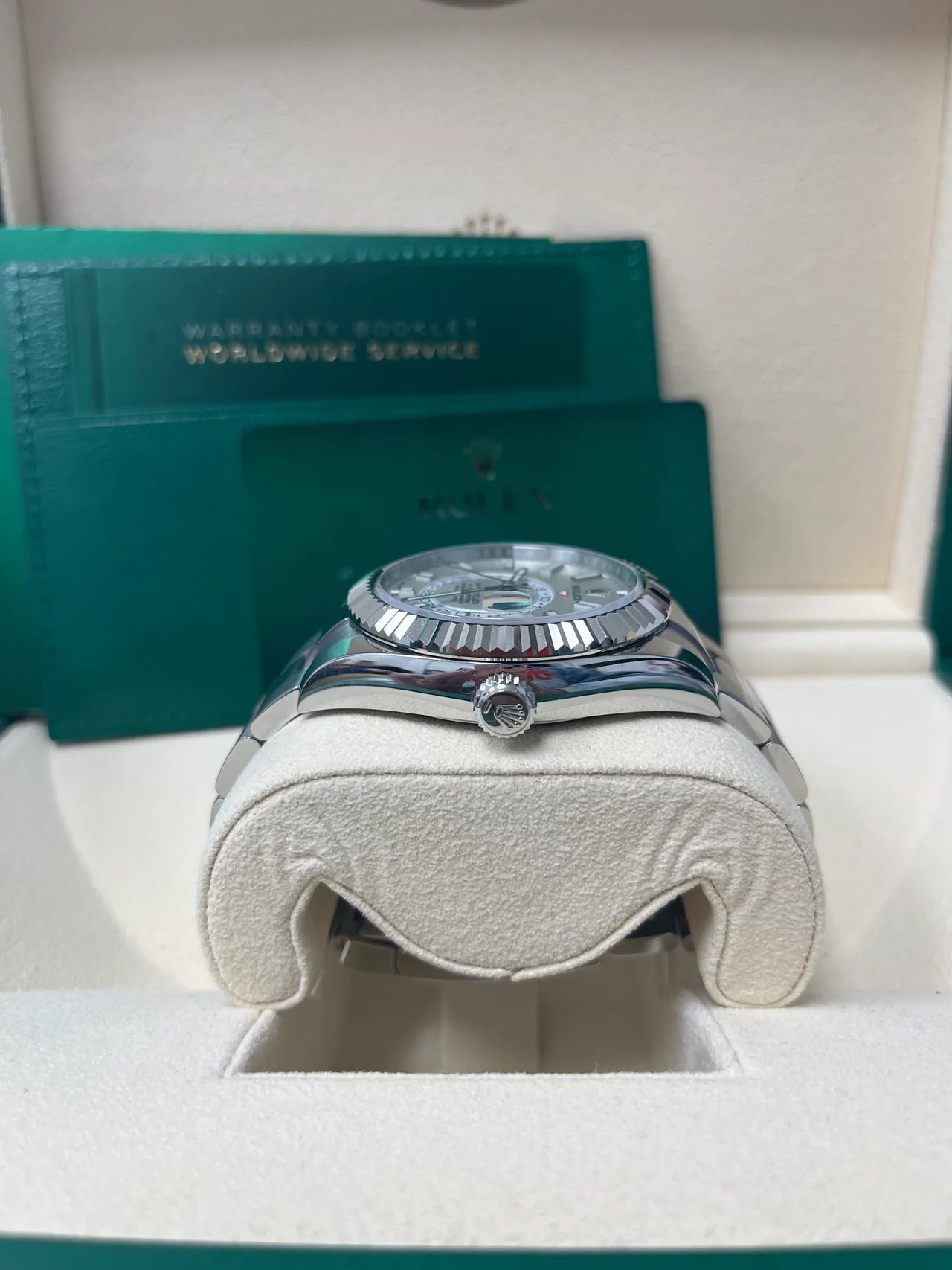 Sky-dweller 42 mm Bianco Oyster