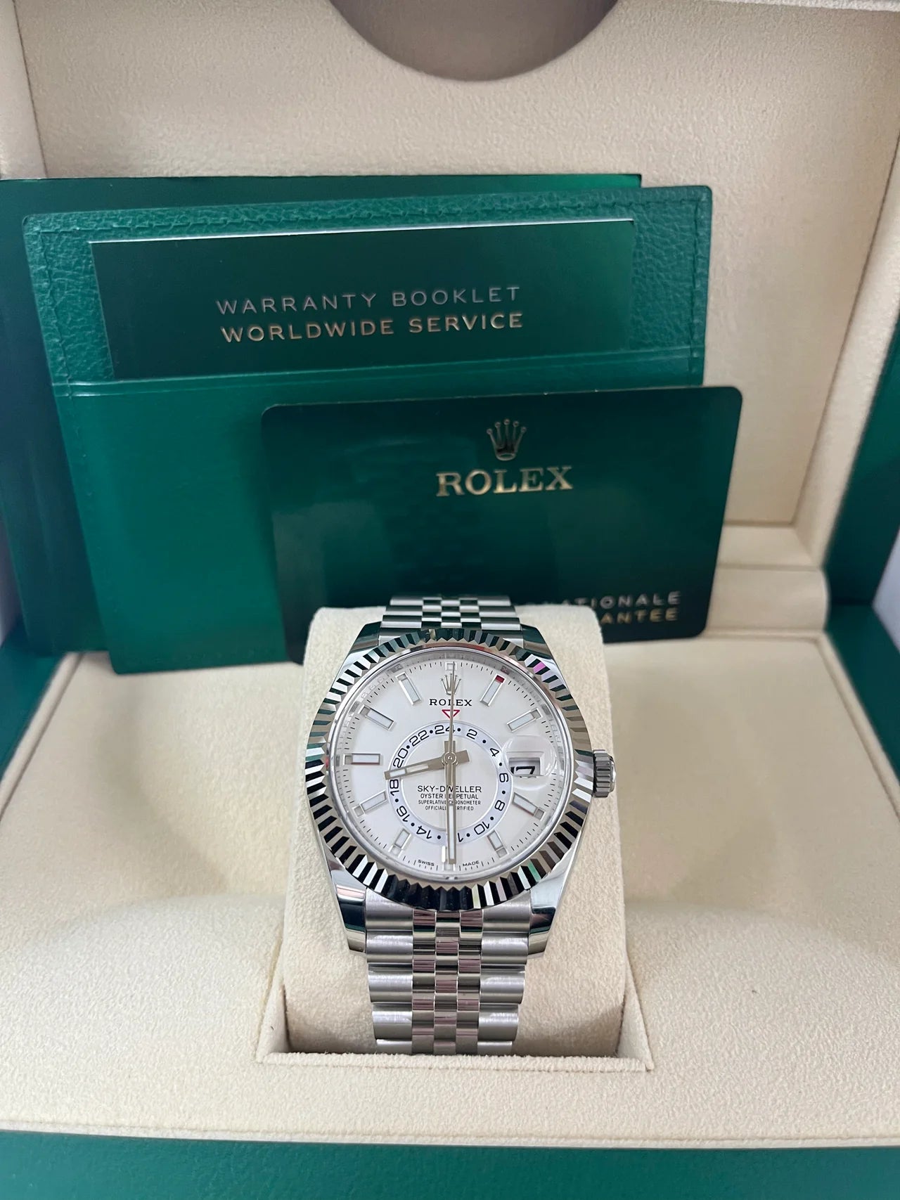 Sky-dweller 42 mm Bianco Jubilee
