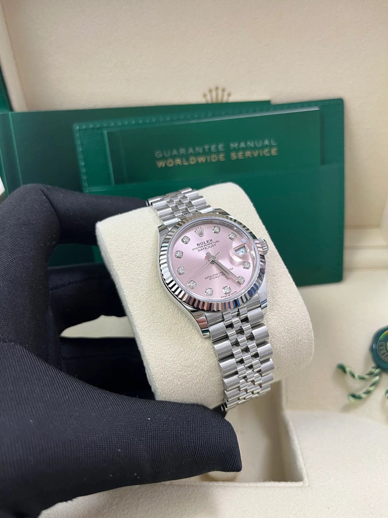 Datejust 31 mm lady Rosa Diamanti Jubilee