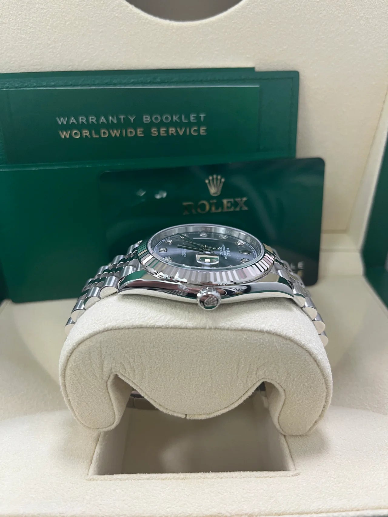 DateJust 41 mm Grigio Jubilee Diamanti