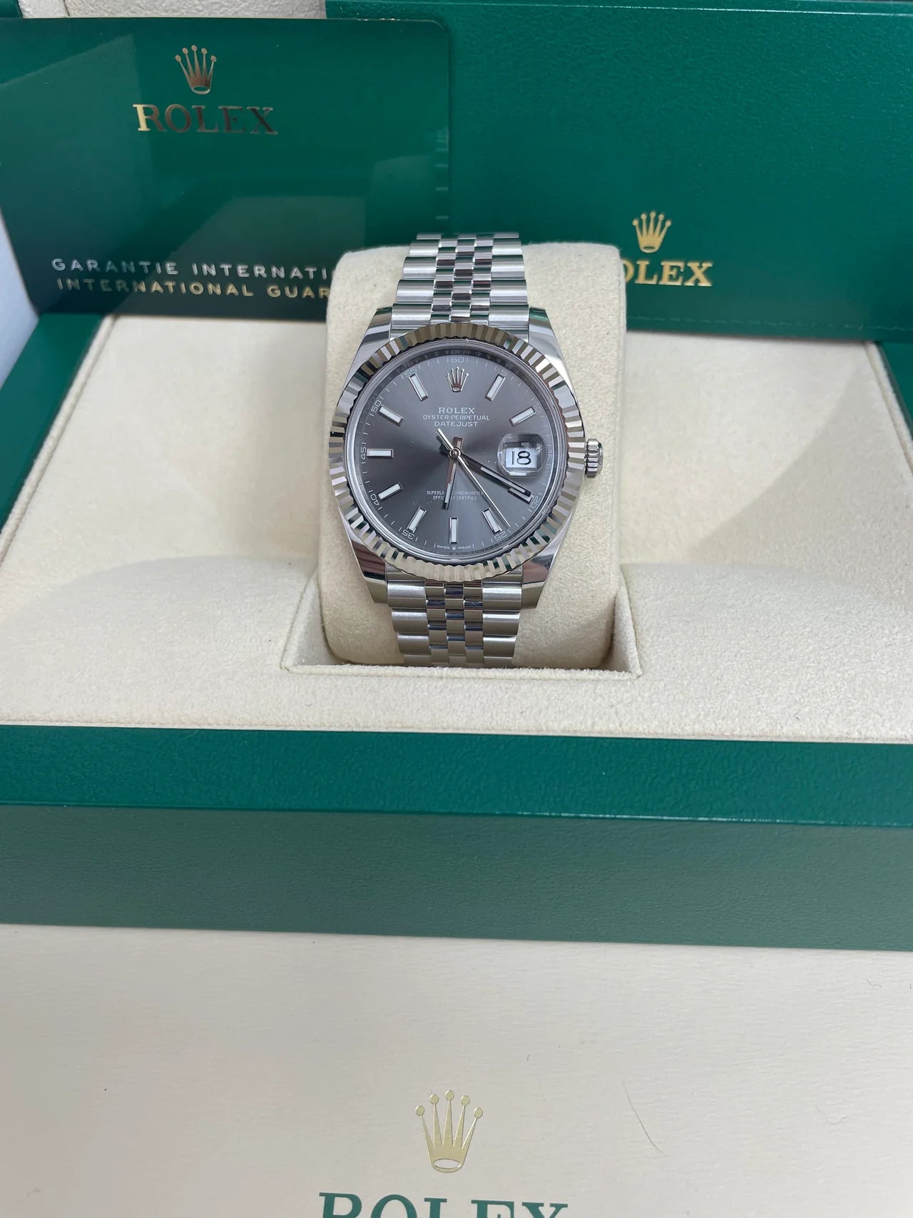 DateJust 41 mm Grigio Jubilee