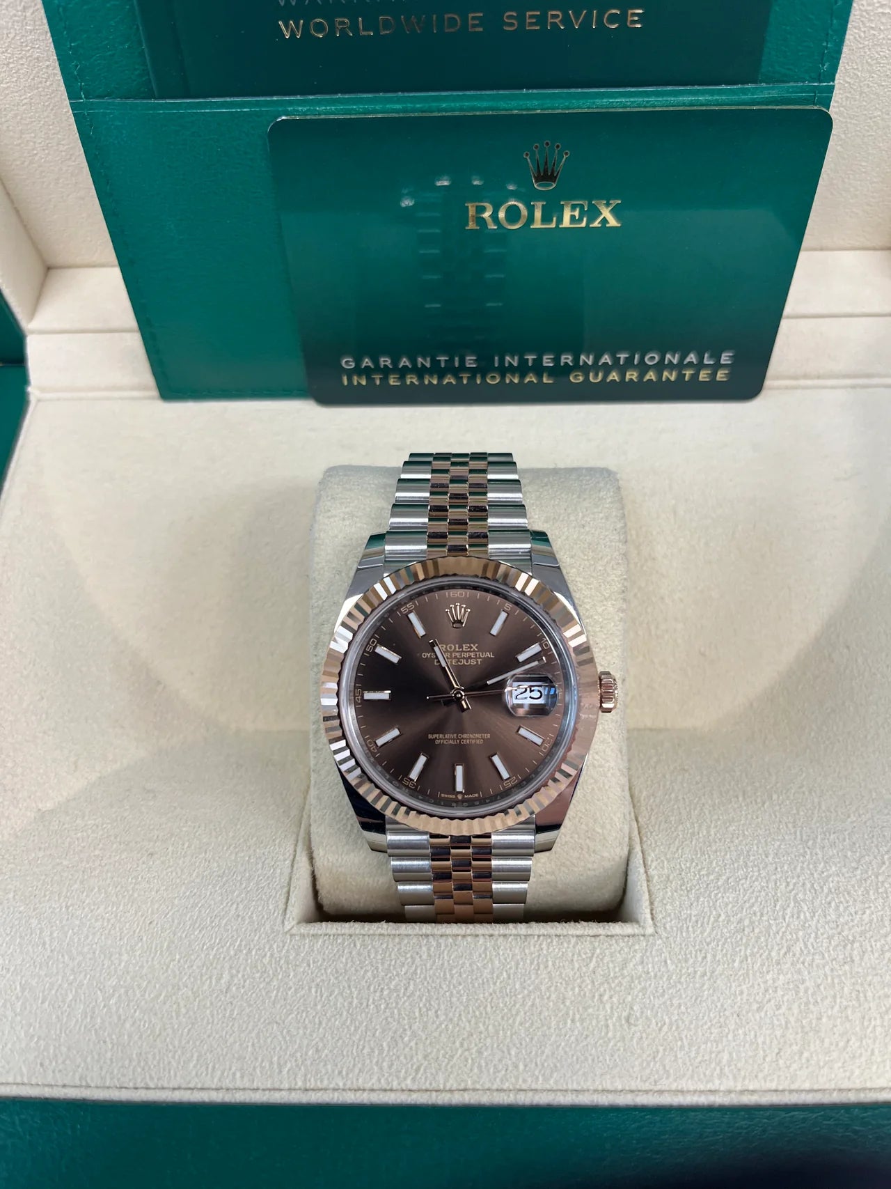 DateJust 41 mm Chocolate Jubilee