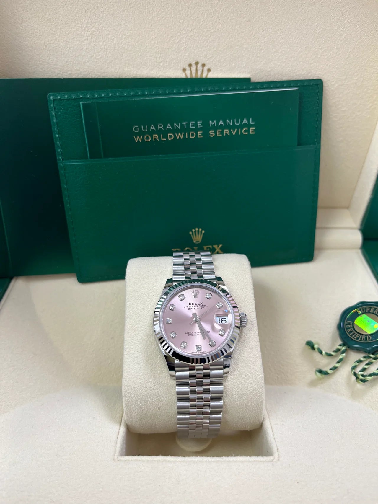 Datejust 31 mm lady Rosa Diamanti Jubilee