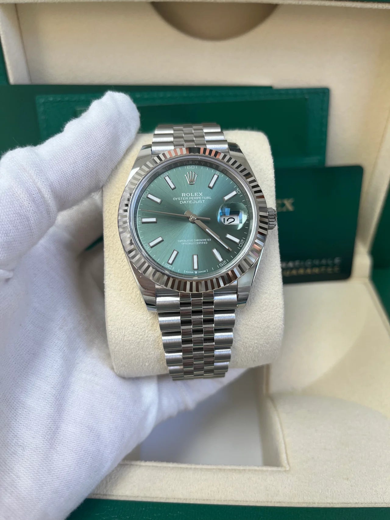DateJust 41 mm Verde Jubilee
