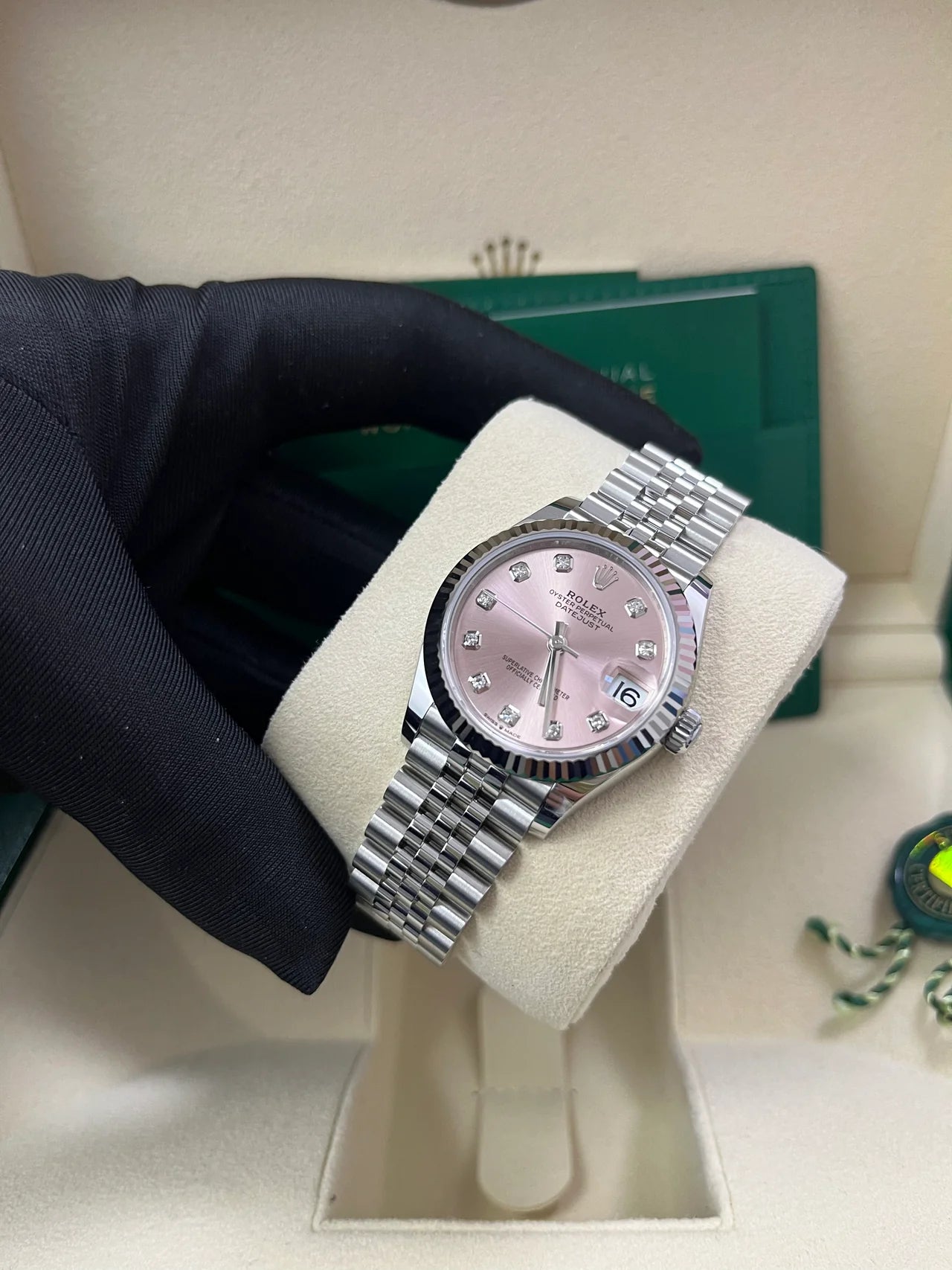 Datejust 31 mm lady Rosa Diamanti Jubilee