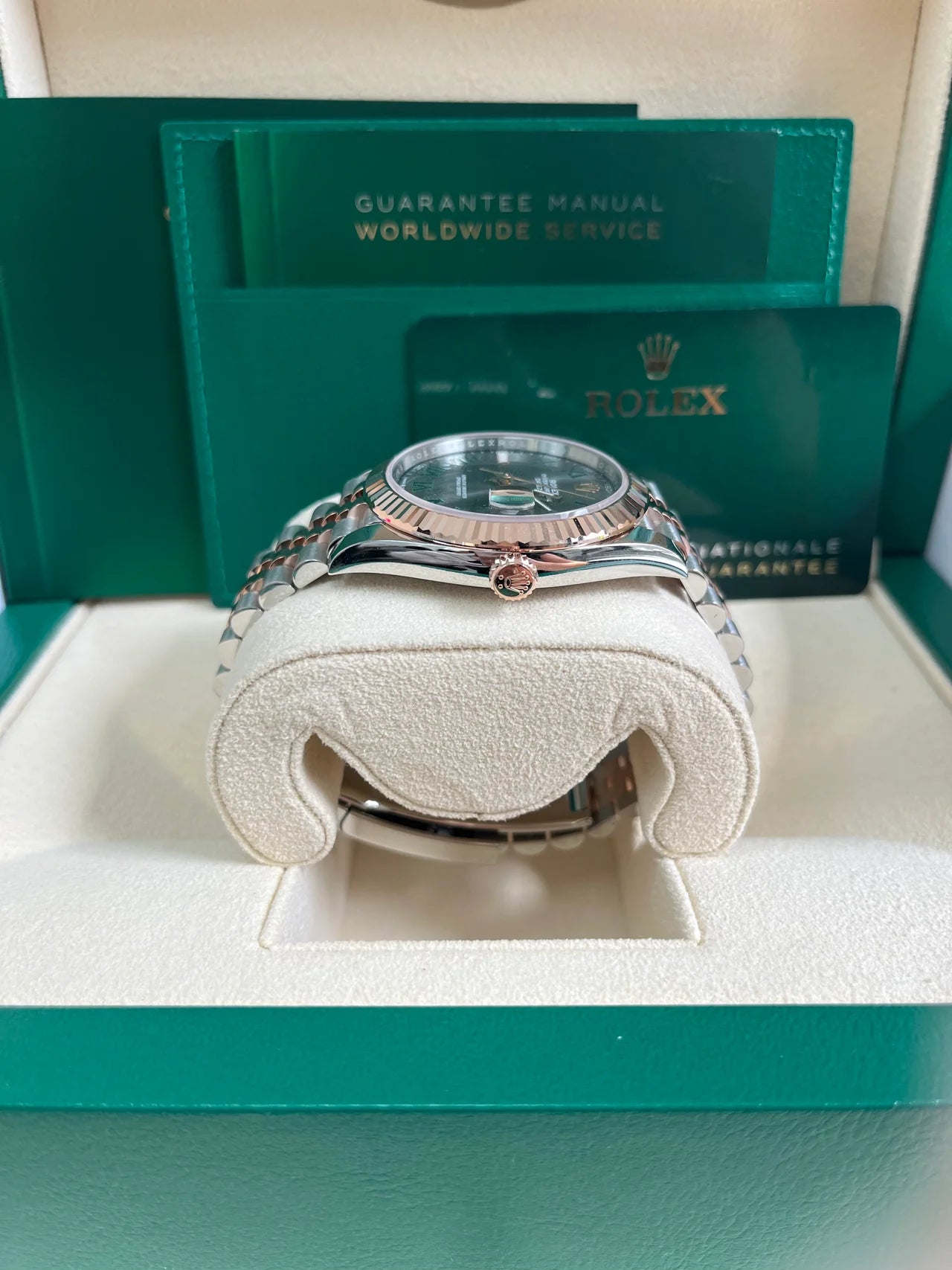 Datejust 41 mm Wimbledon Acciao Oro Rosa Jubilee