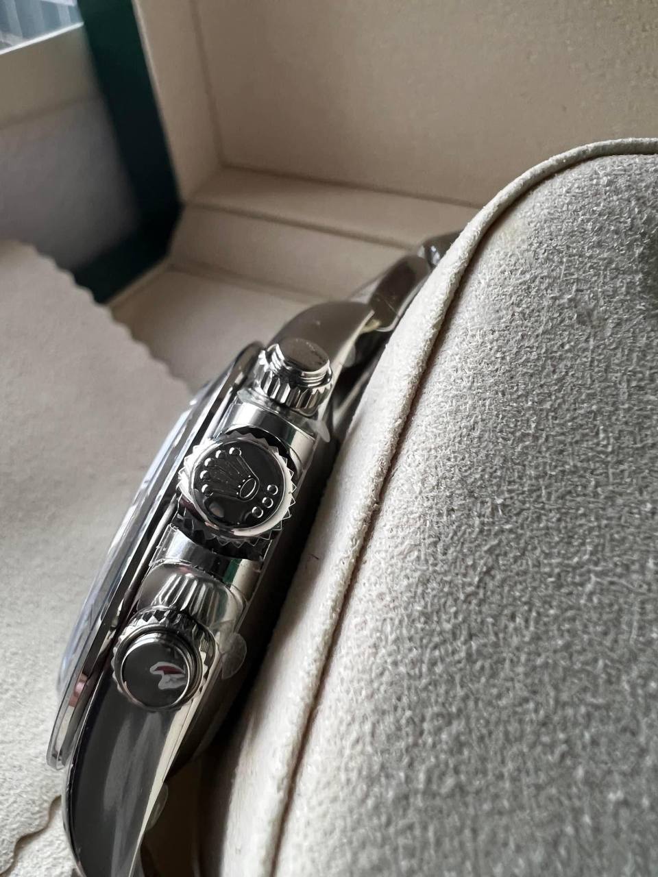 Daytona 40mm Acciaio Bianco