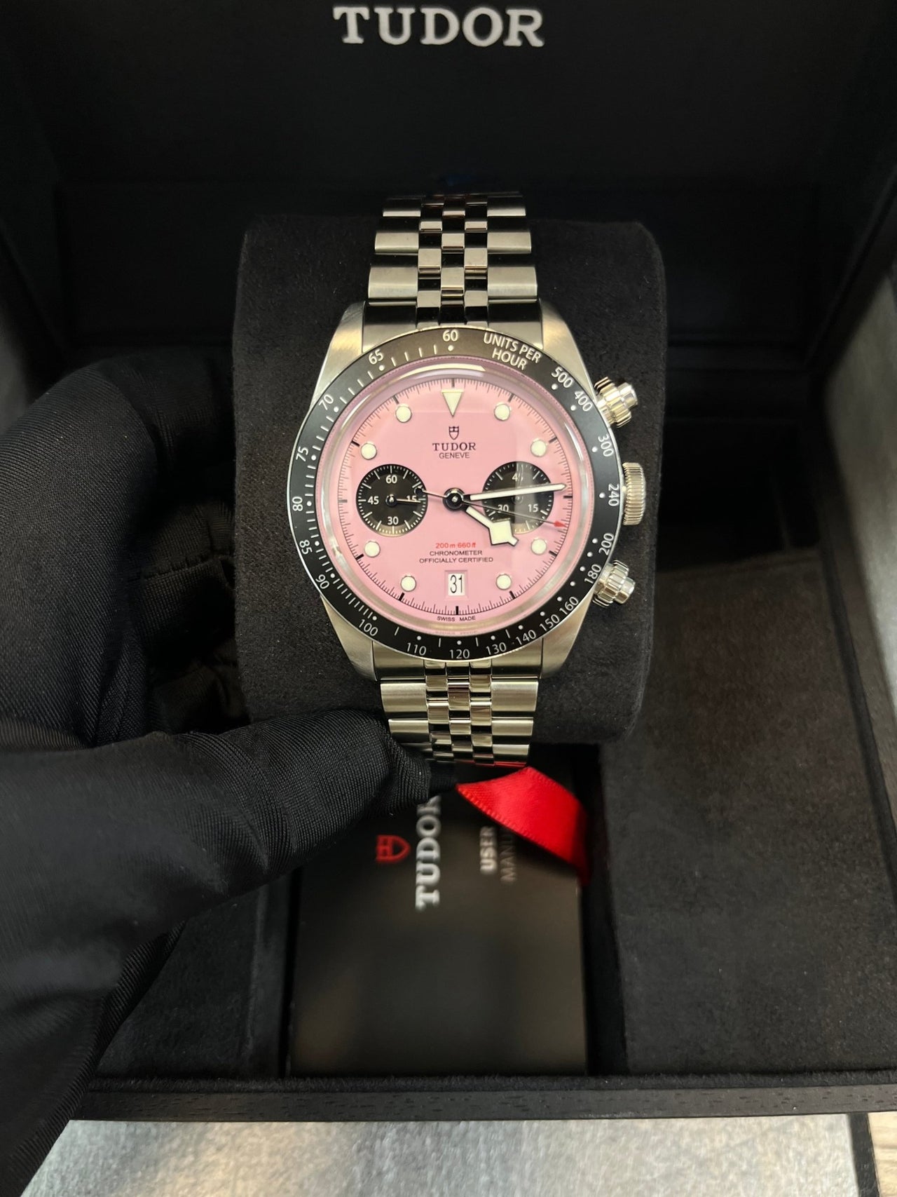 Tudor black bay chrono rosa
