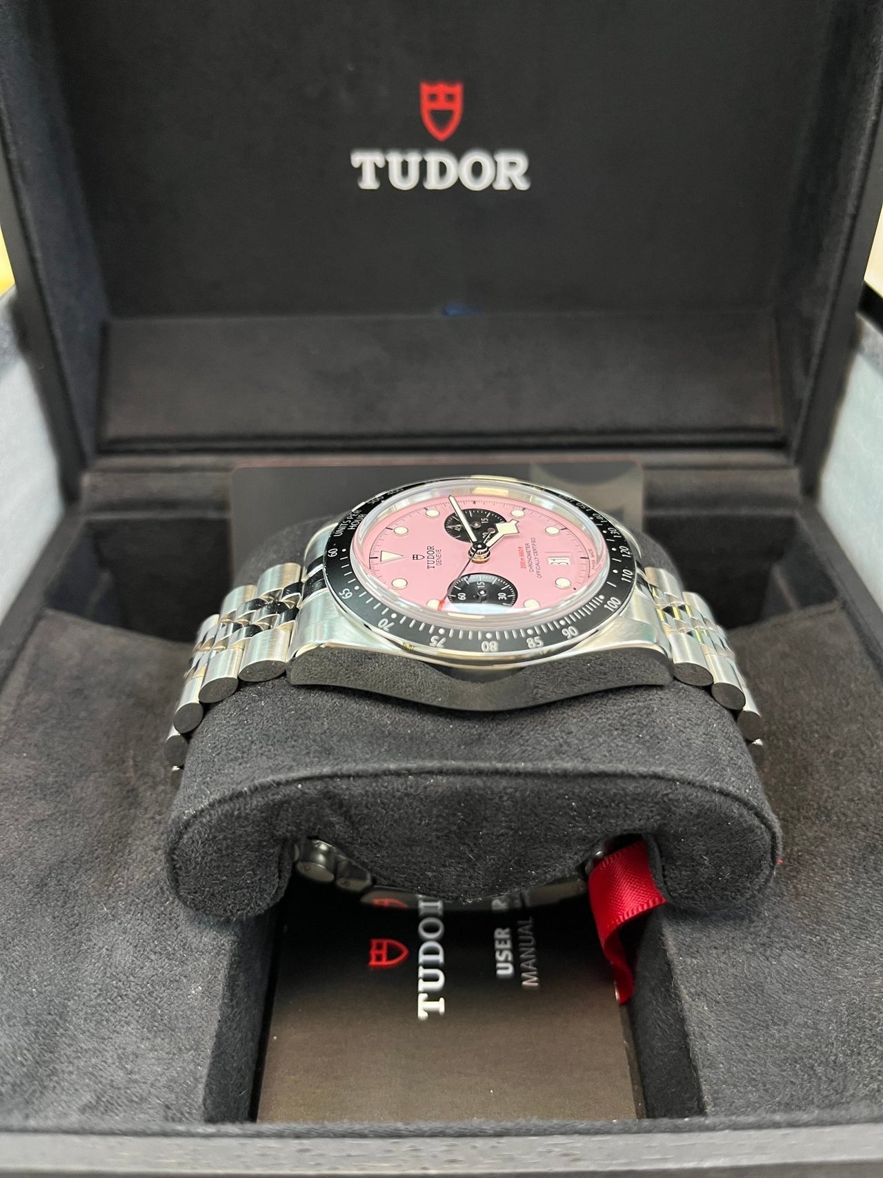 Tudor black bay chrono rosa