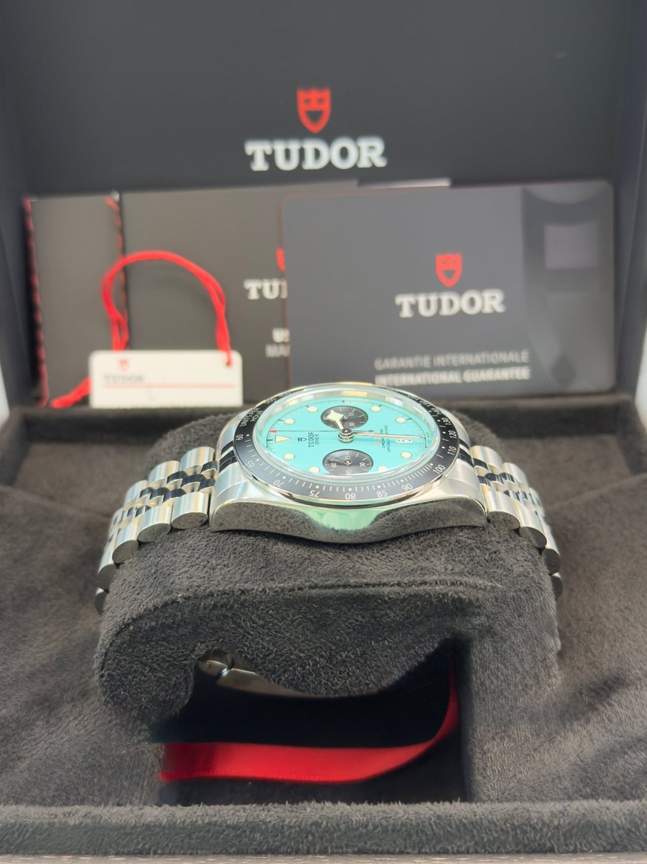 Tudor black bay chrono celeste