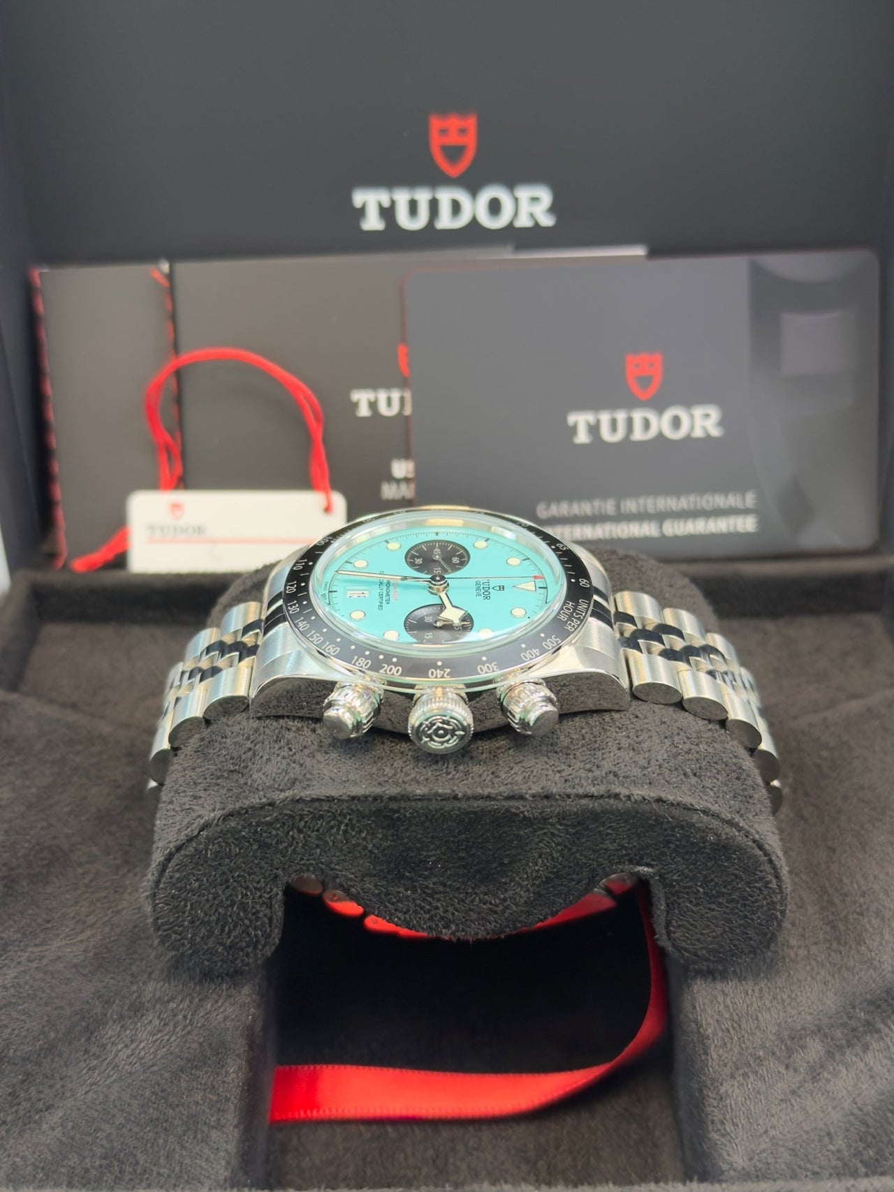 Tudor black bay chrono celeste