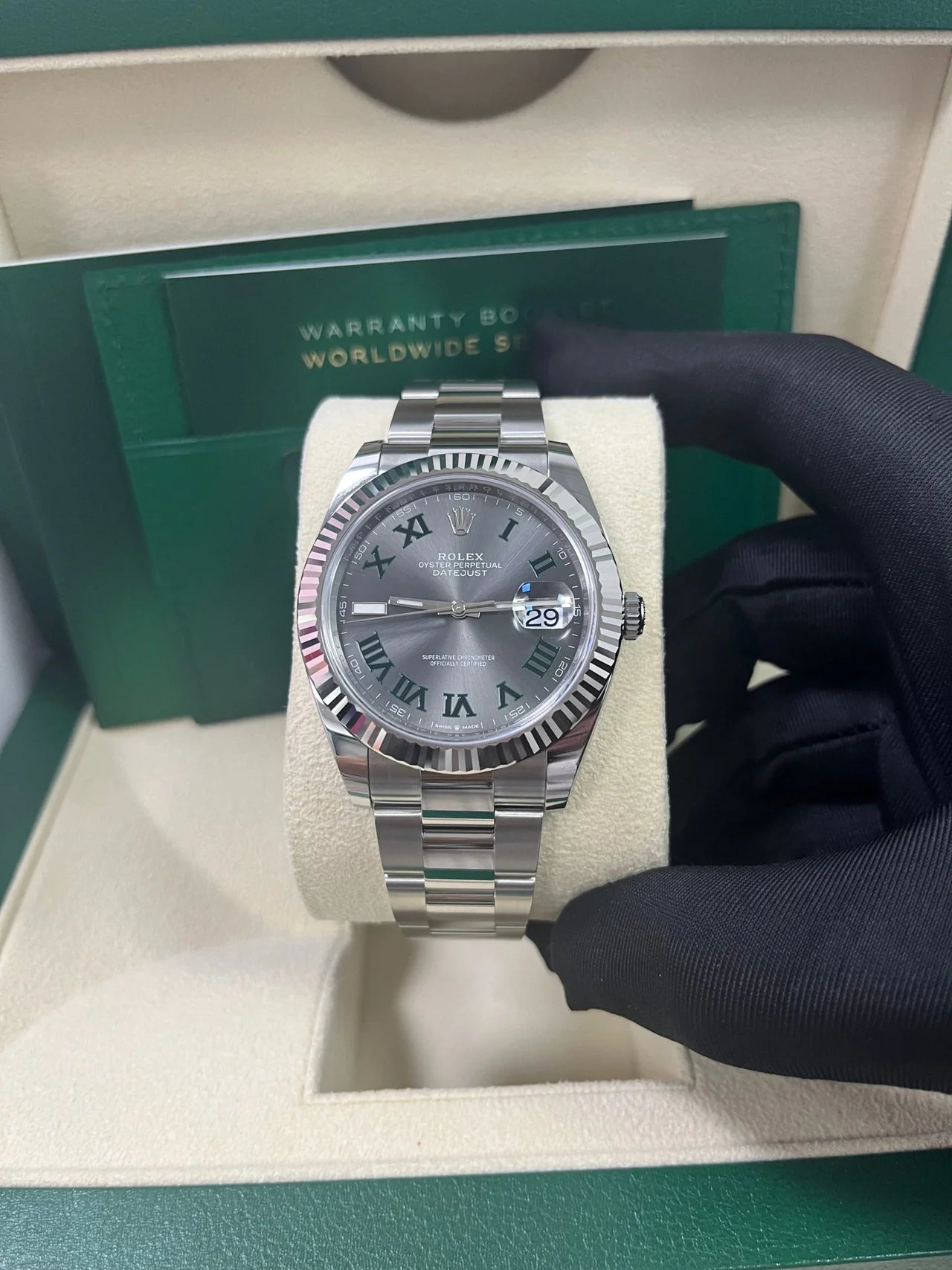 Datejust 41 mm Wimbledon Oyster