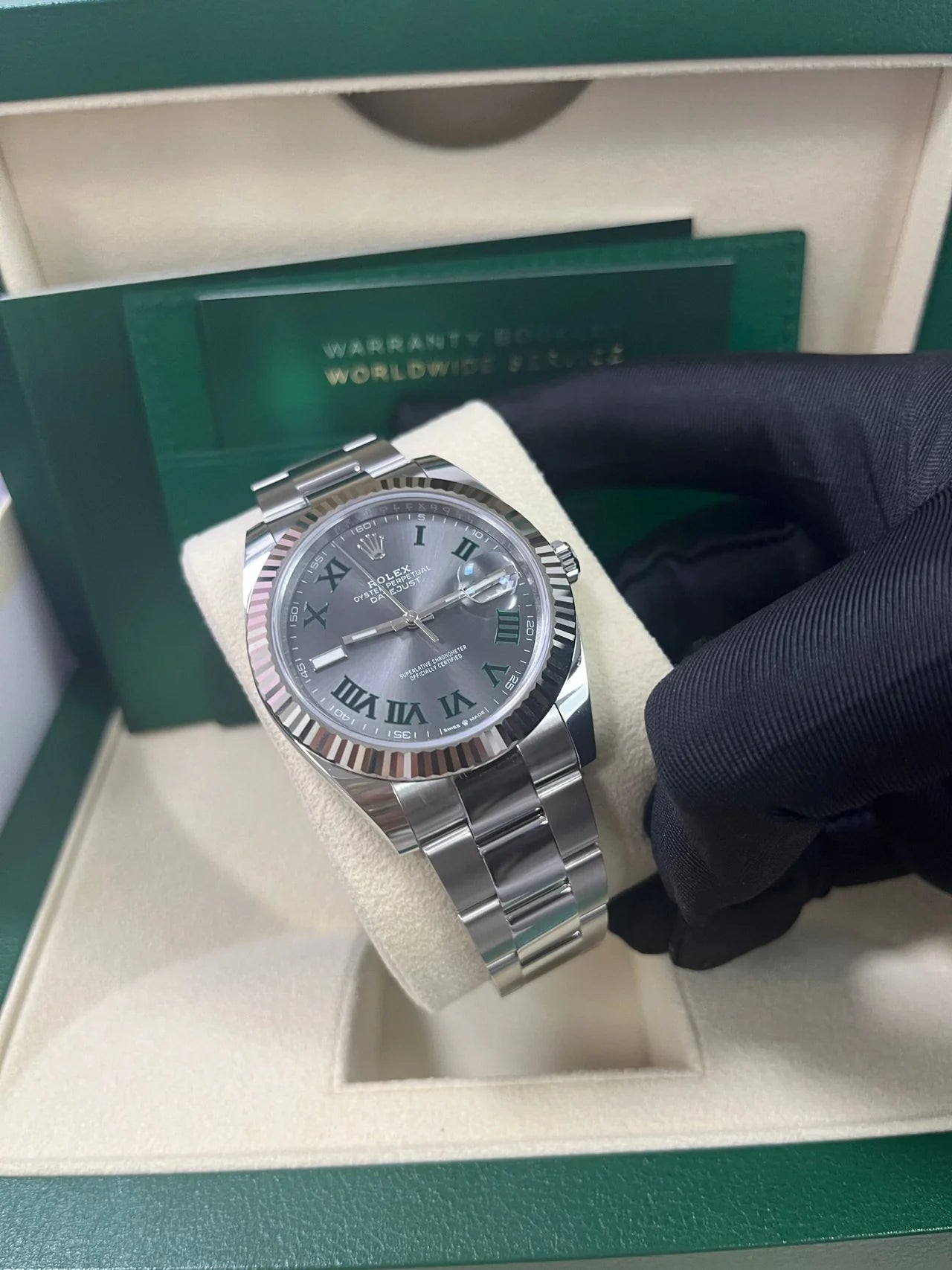 Datejust 41 mm Wimbledon Oyster