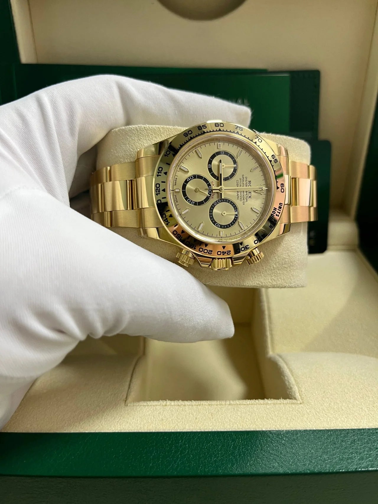 Daytona 40mm Oro giallo Quad. Oro